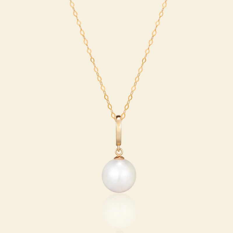 Elegante Halskette mit Perlenanhänger