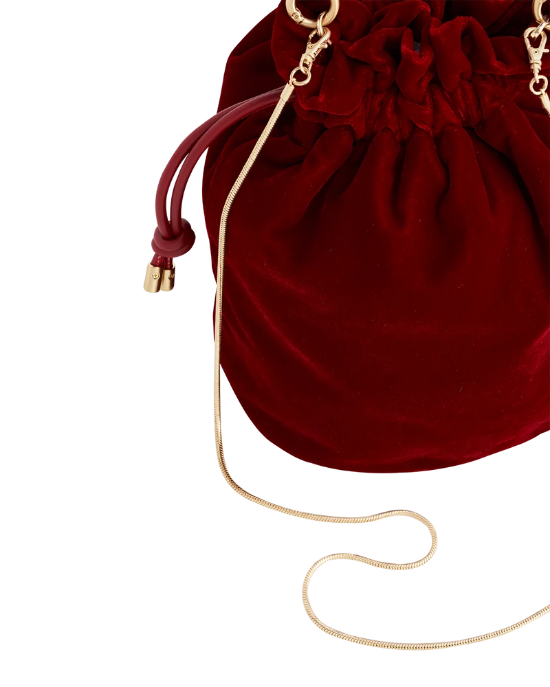 Ruby Red Bucket Bag