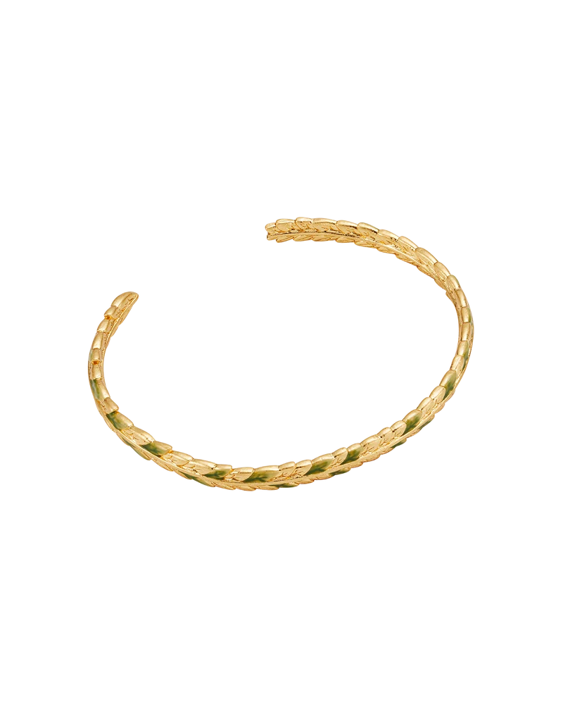 Wheat Bangle in Gold