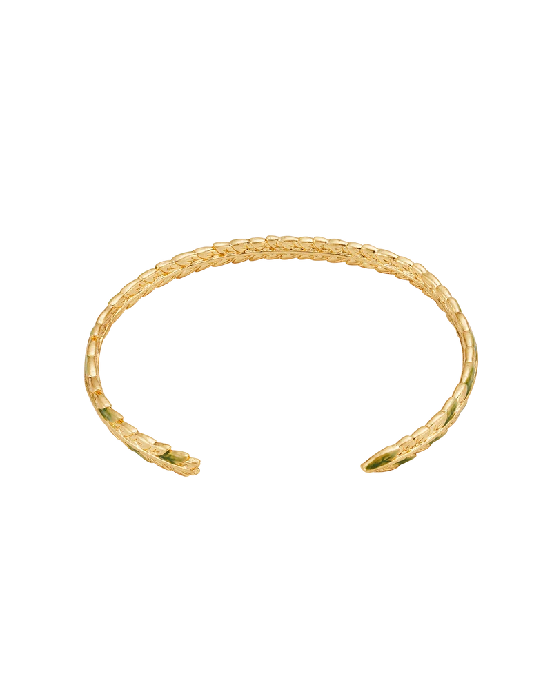 Wheat Bangle in Gold