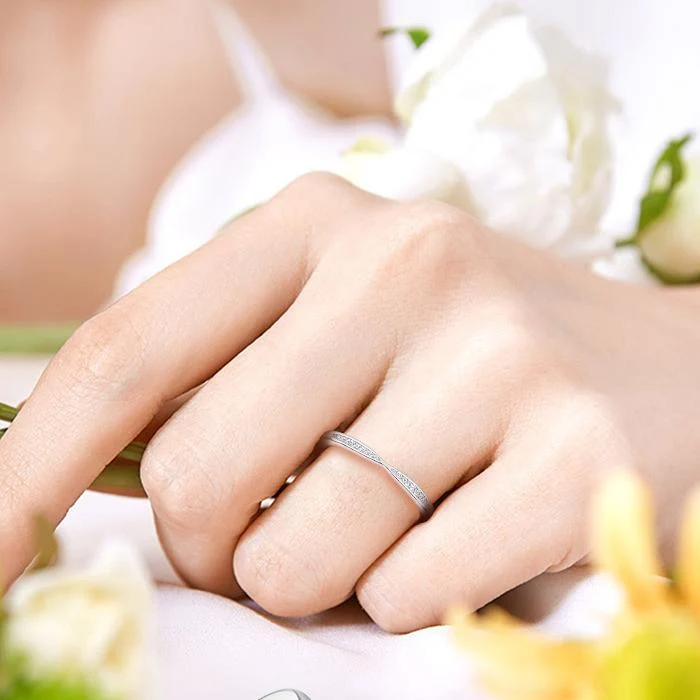 Eternity Premium Moissanit Pavé Ehering