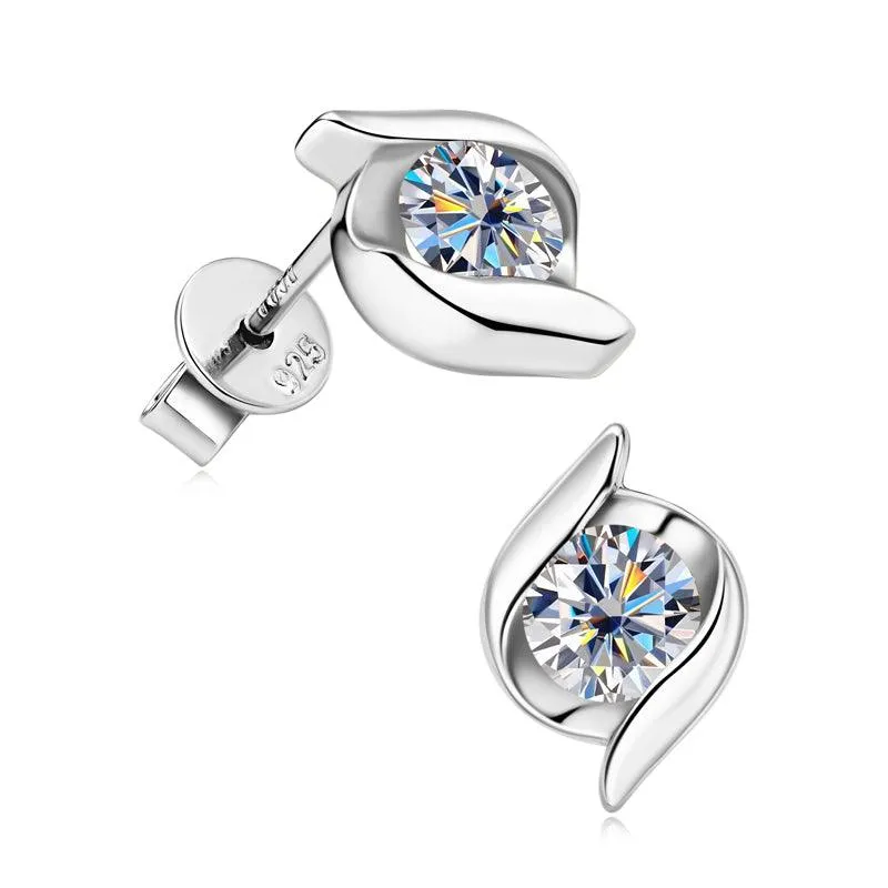 Grace Premium Moissanit-Ohrstecker