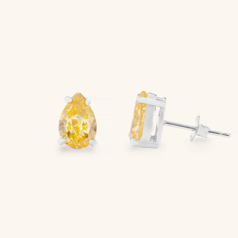 Leuchtende Wassertropfen-Ohrstecker