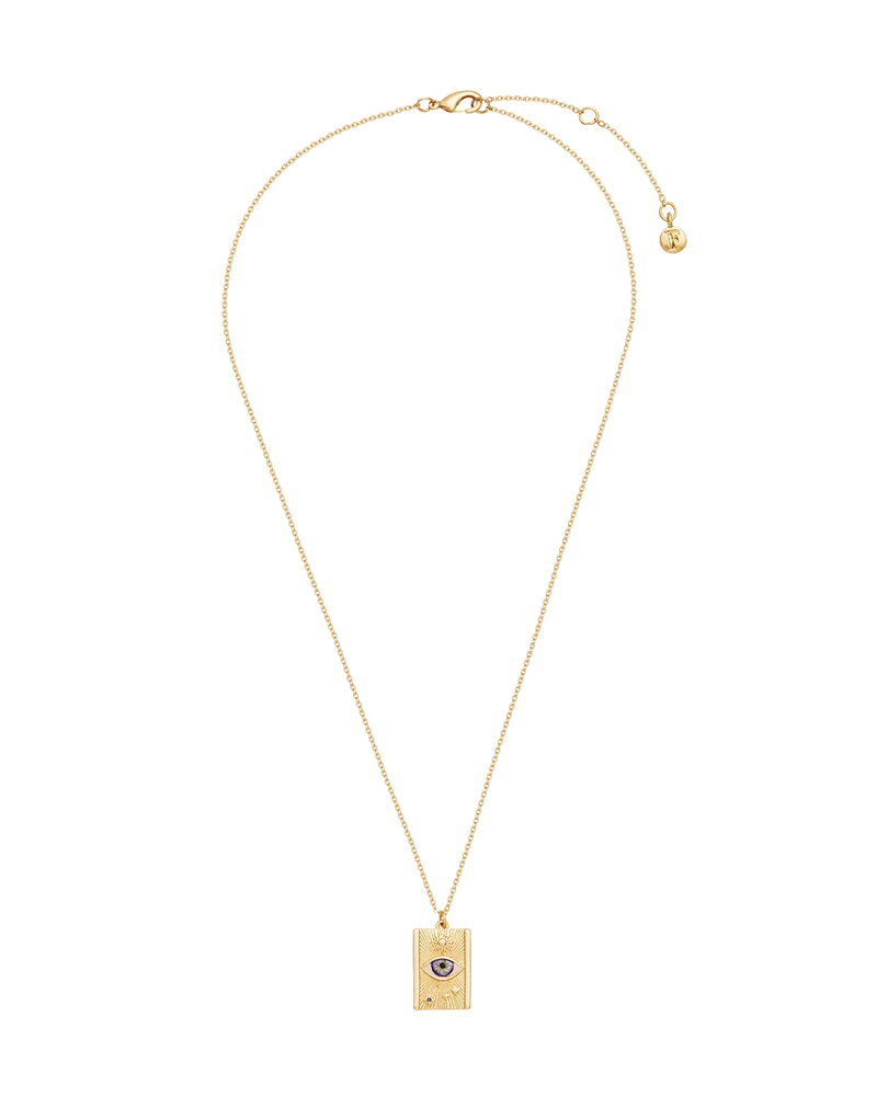 Talisman Eye Necklace in Gold