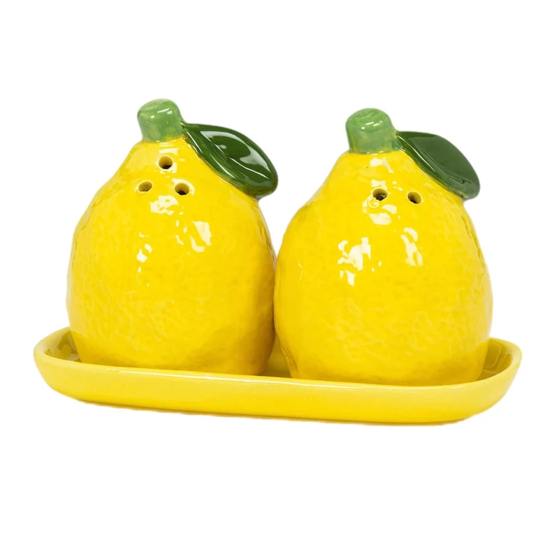 Lemon Salt & Pepper, Set Of 3