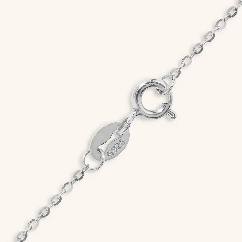 Reine Wassertropfen-Premium-Moissanit-Halskette
