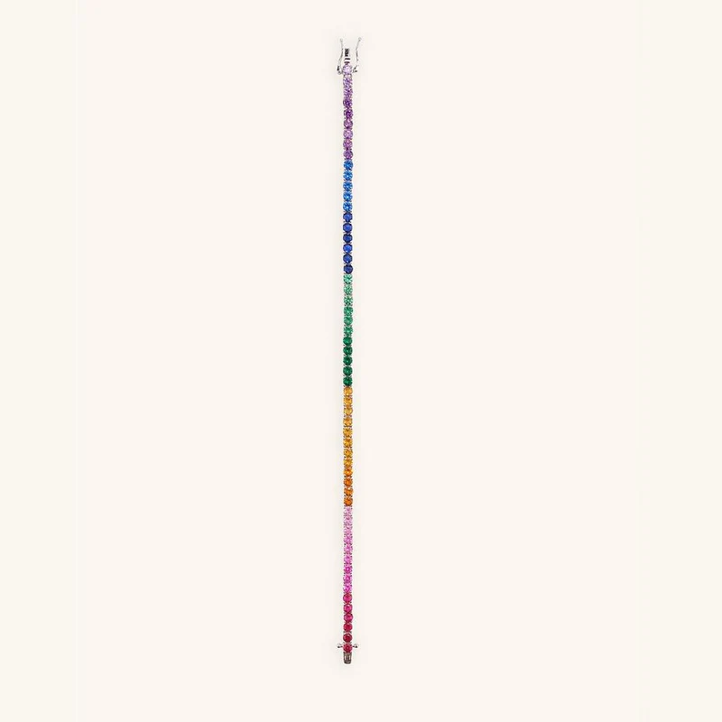 Elegance Regenbogen-Tennisarmband