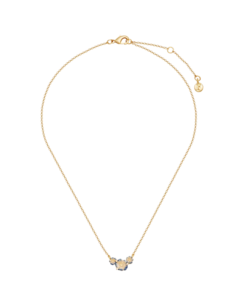 Larkspur Choker Necklace in Gold