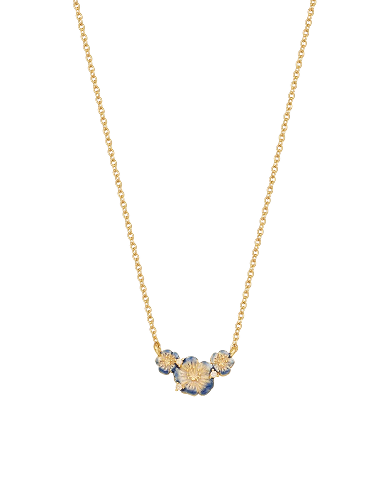 Larkspur Choker Necklace in Gold
