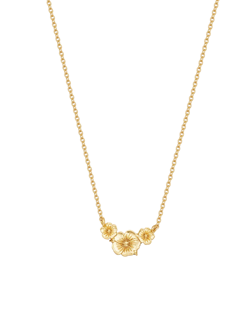 Larkspur Choker Necklace in Gold