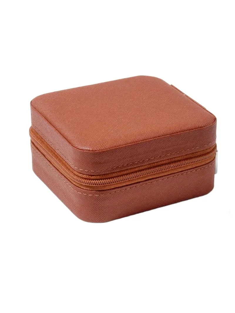 Schmuckkästchen PU Leder Beige