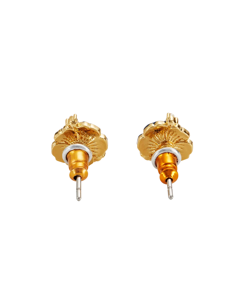 Larkspur Stud Earrings in Gold