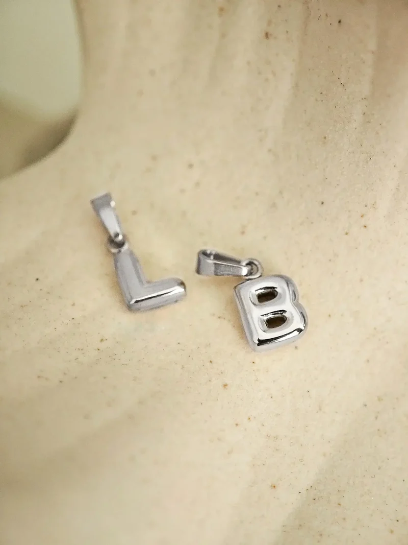 Bubble Letter Charm