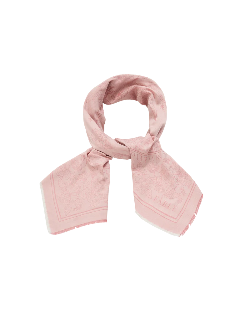 Tale Of Innocence Square Scarf in Pink