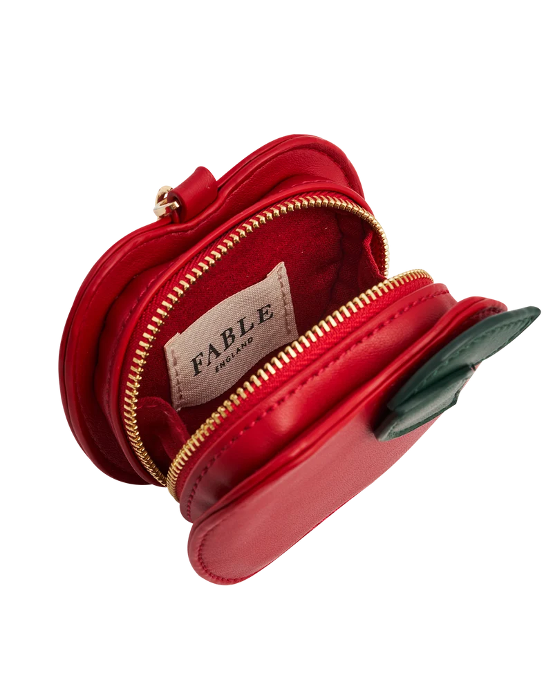 Apple Clip on Coin Purse Charm