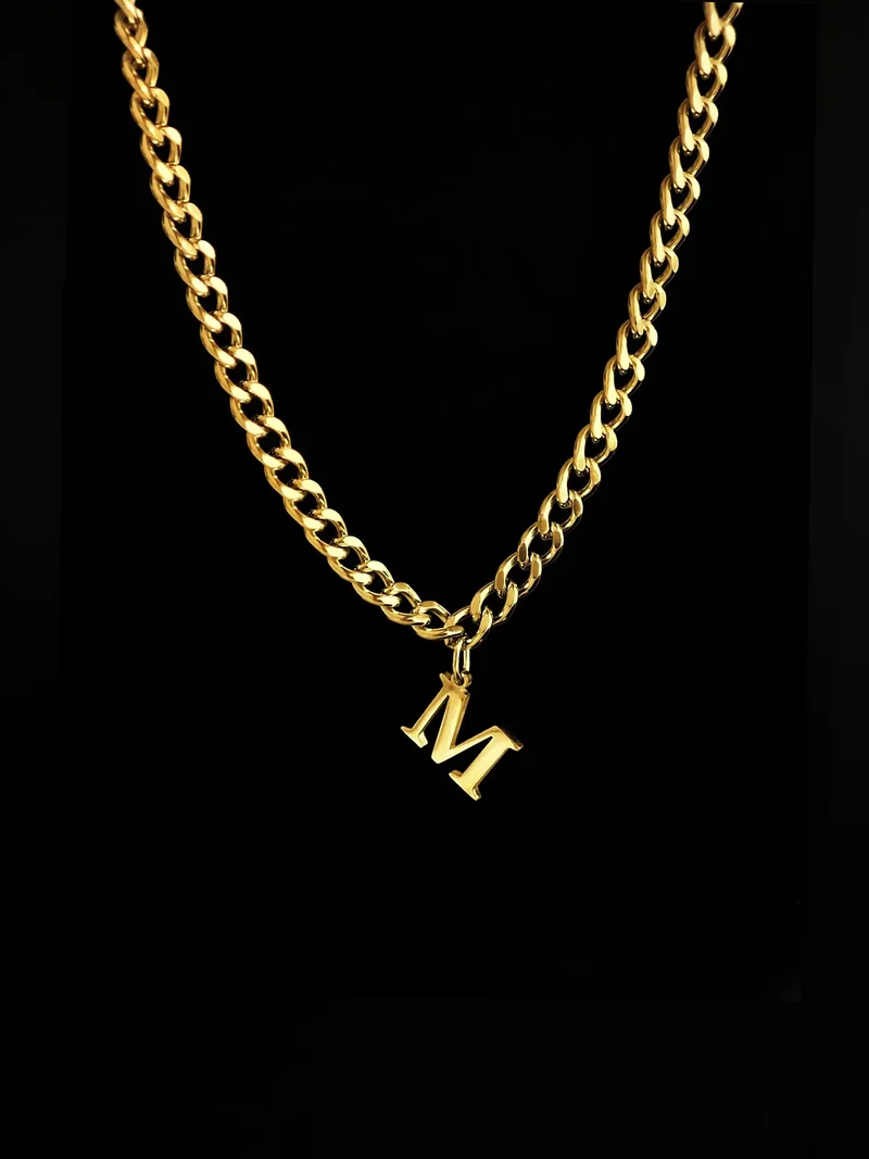 Cuban Letter Chain Gold