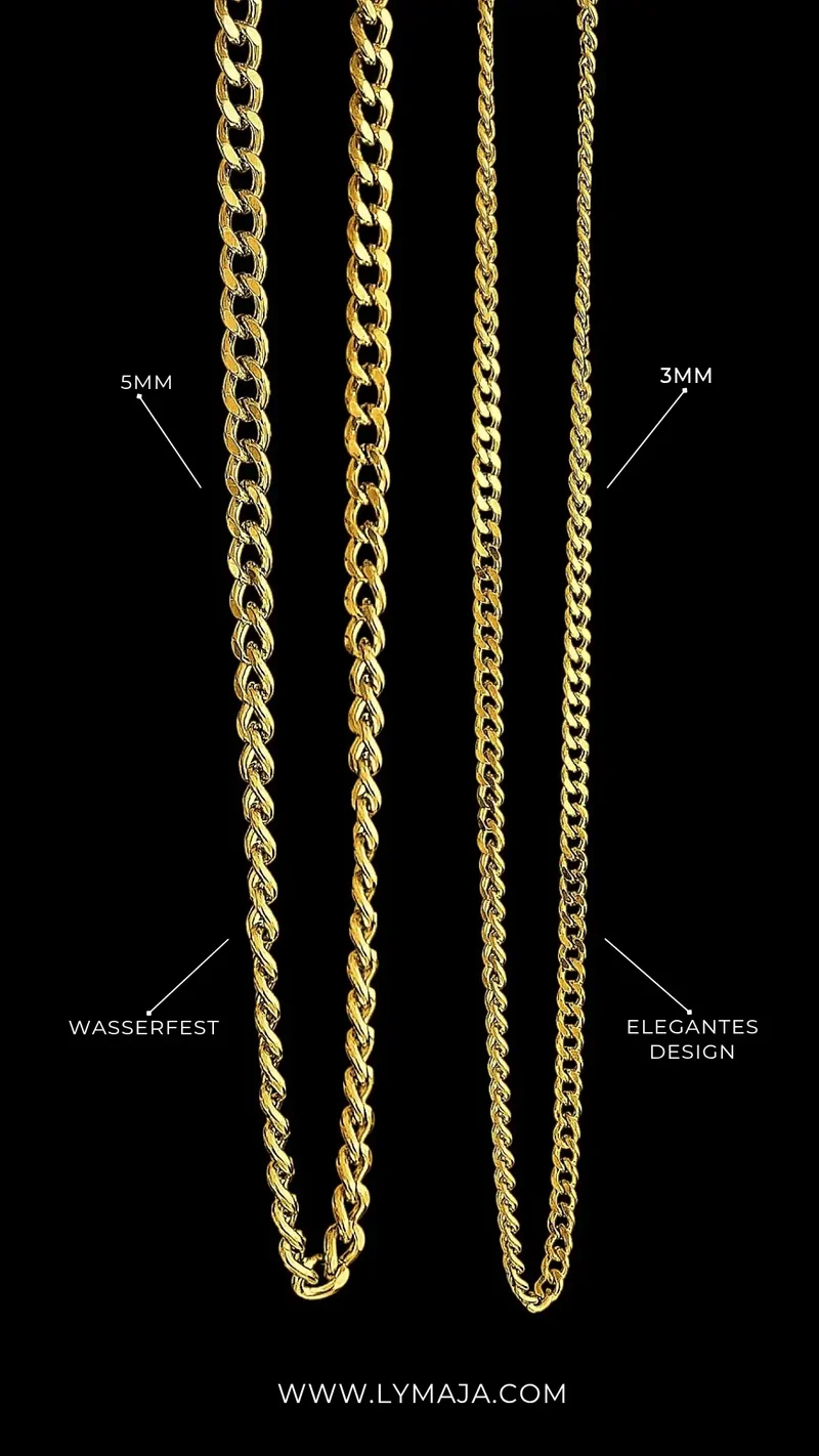 Cuban Letter Chain Gold