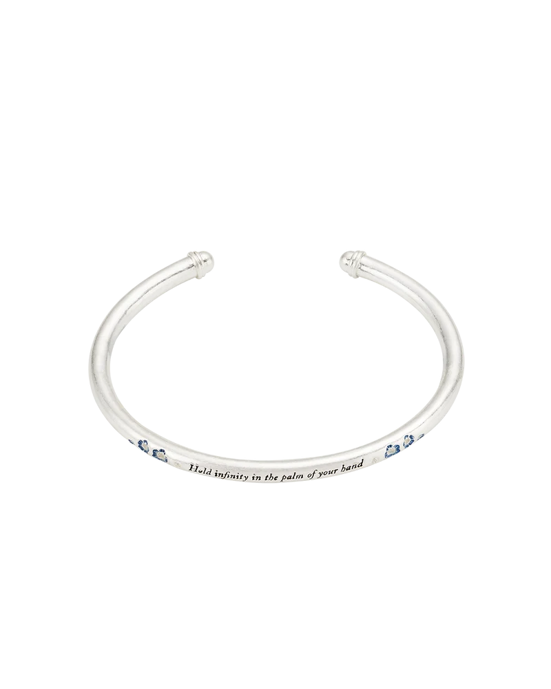 Larkspur Bangle in Silver