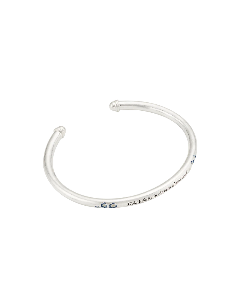 Larkspur Bangle in Silver