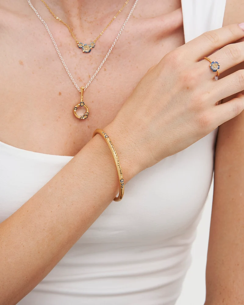 Larkspur Bangle in Gold