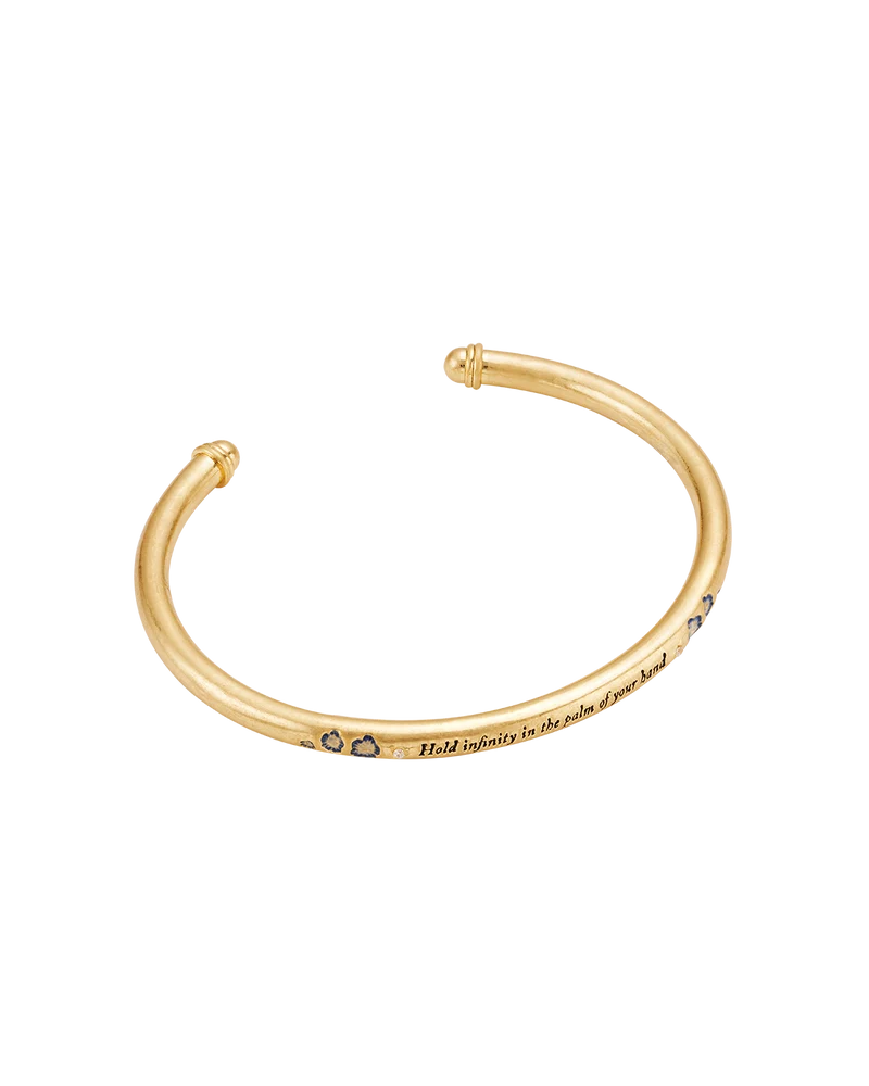 Larkspur Bangle in Gold