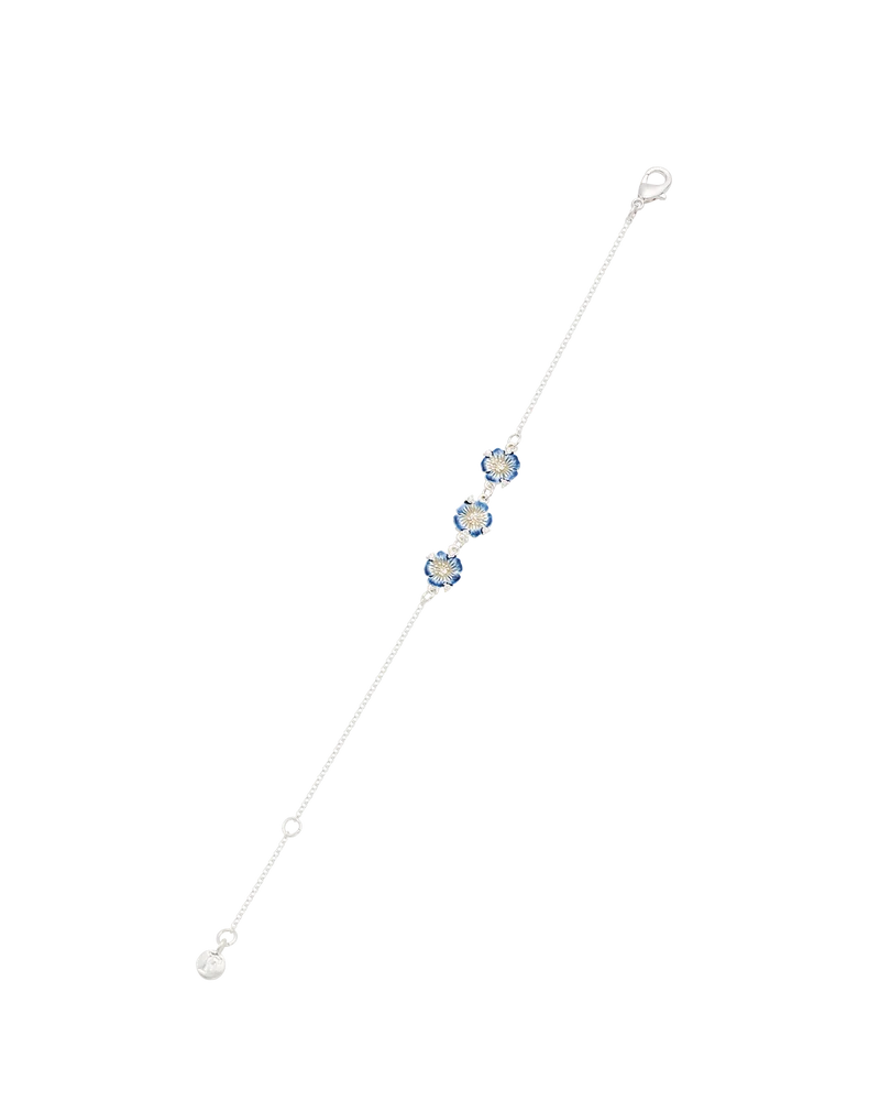 Larkspur Charm Bracelet in SIlver