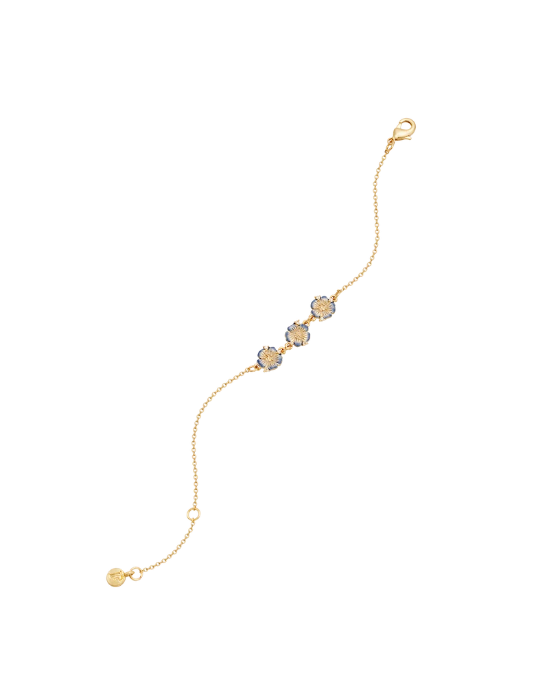 Larkspur Charm Bracelet in Gold