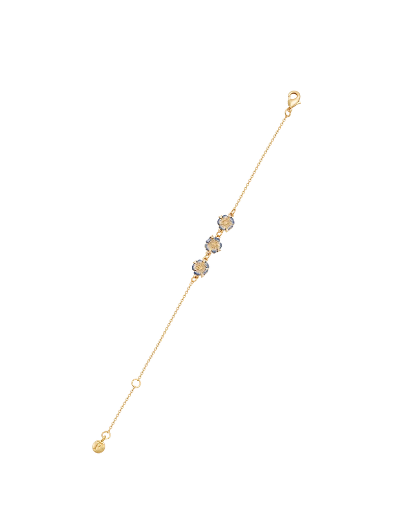 Larkspur Charm Bracelet in Gold