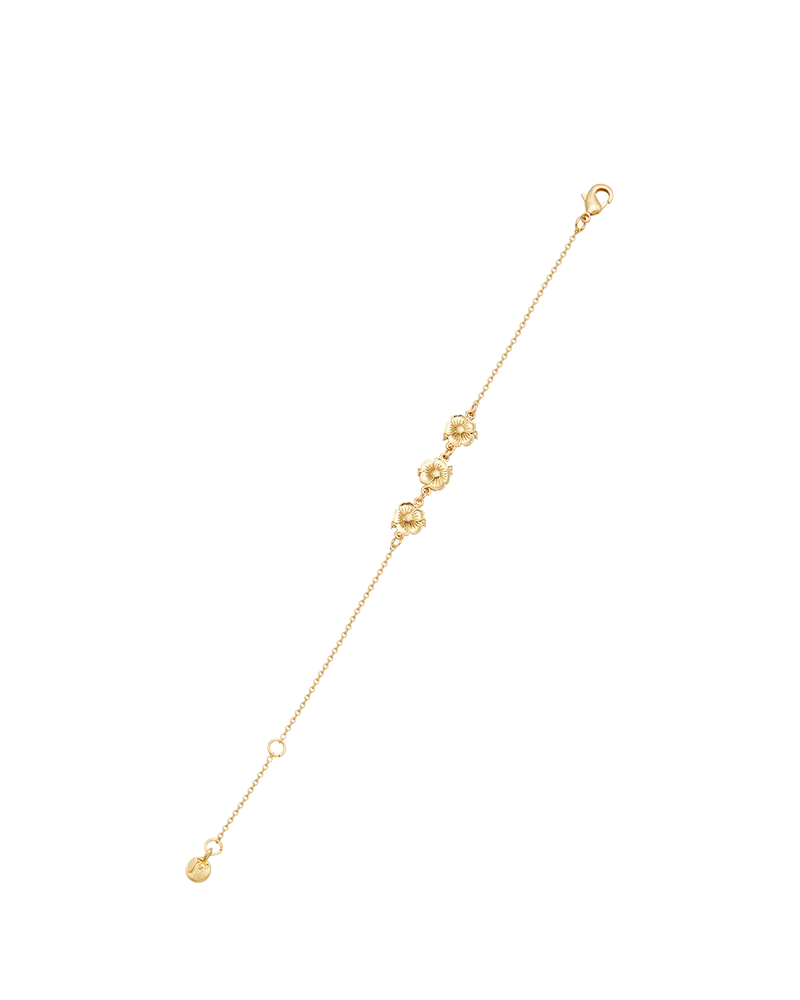 Larkspur Charm Bracelet in Gold