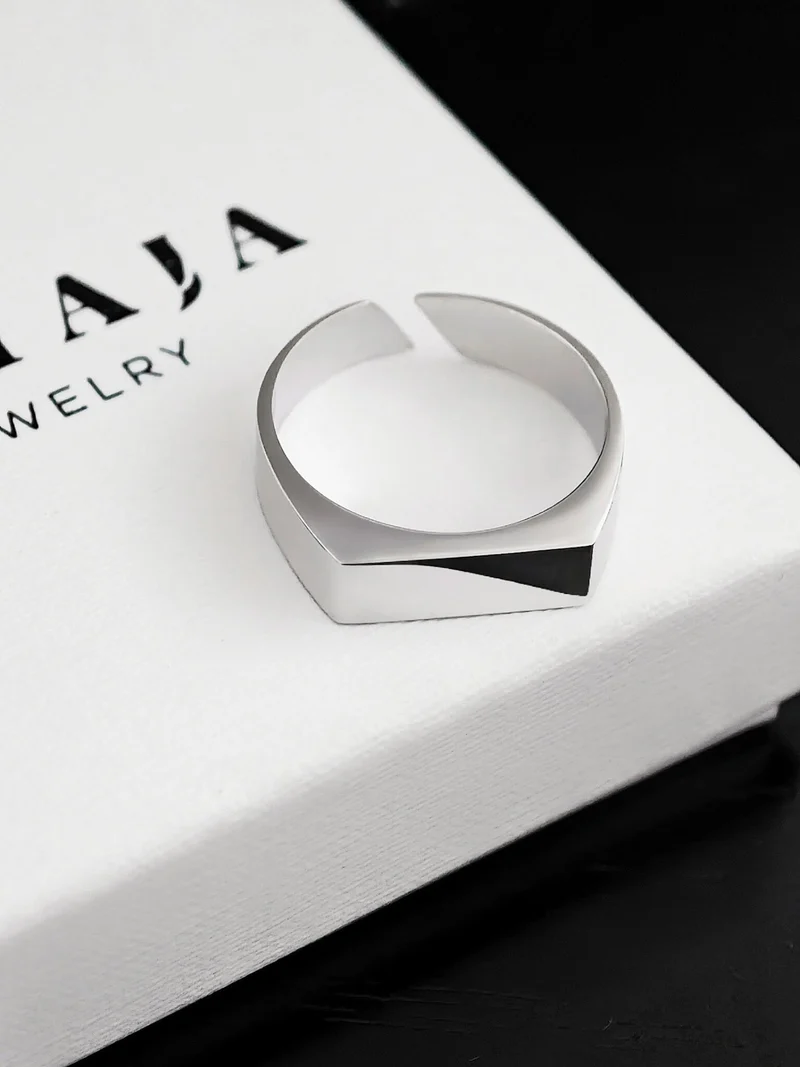 Sleek Square Ring