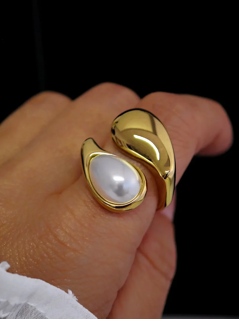 Pearl Drop Ring
