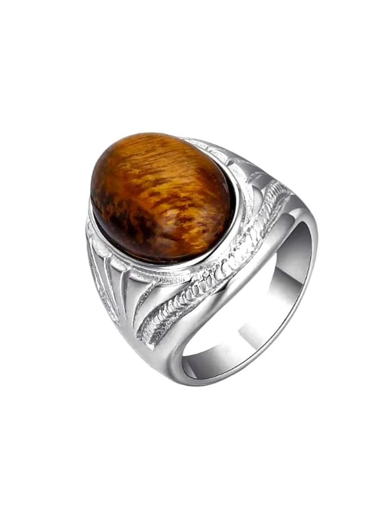 Celtic Tigeraugen Ring