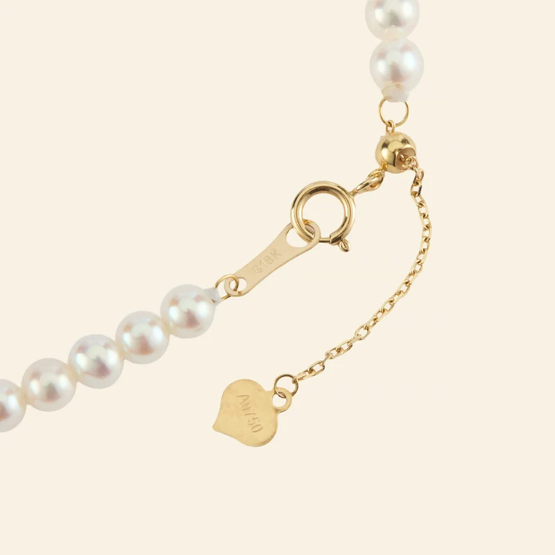 Charmantes Süßwasserperlenarmband (3.5–4 mm)
