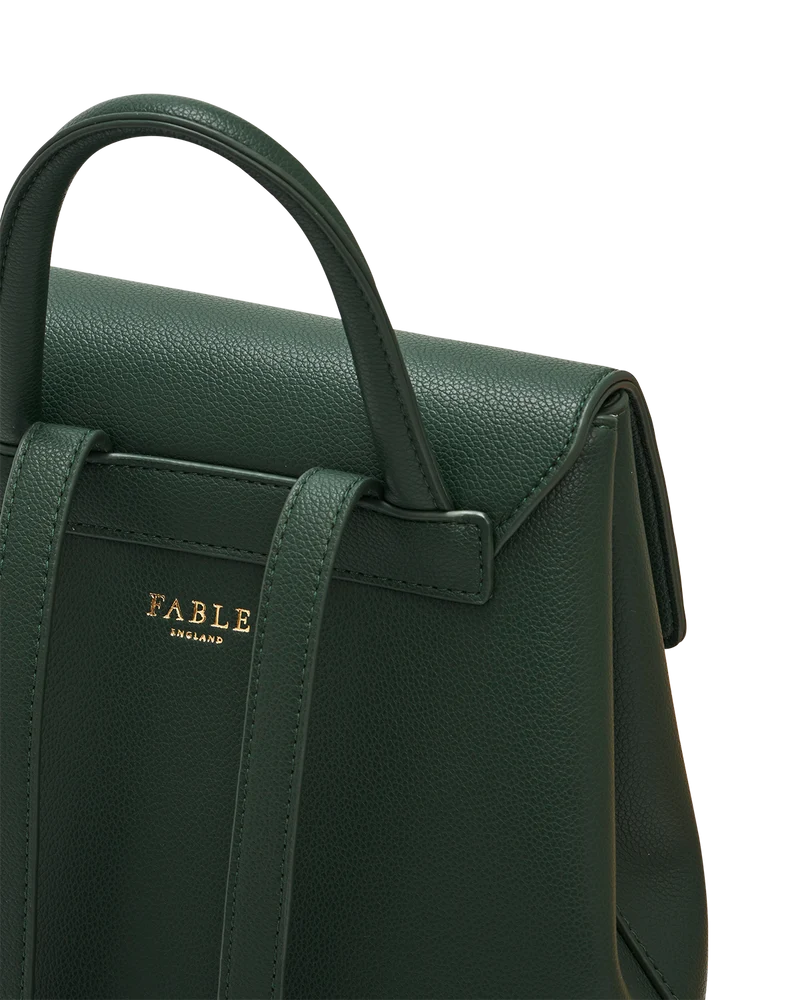 Laura Small Backpack in Forest Green
