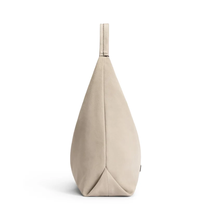 Isabel Bernard Honoré Grace cremefarbene Wildleder-Schultertasche IB25093-170