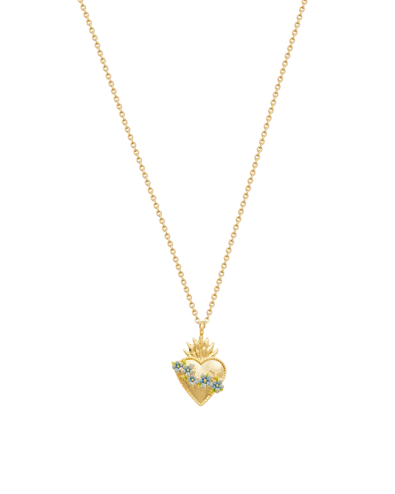 Gold Sacred Heart Necklace