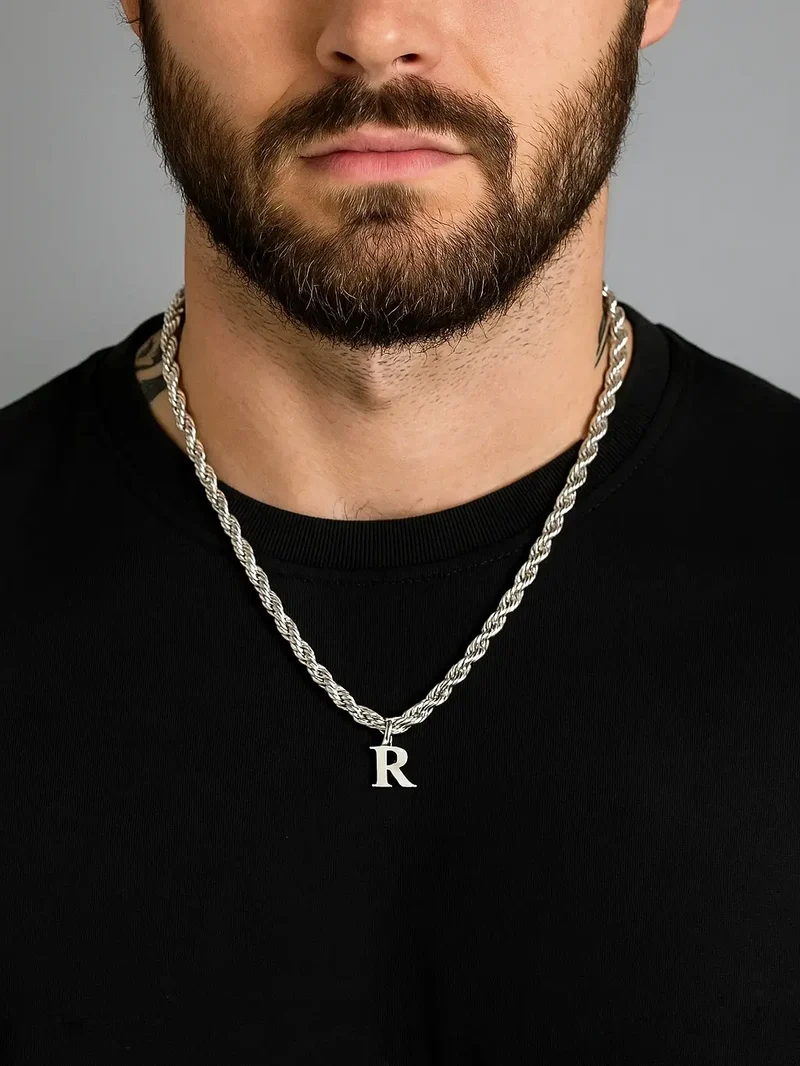 Rope Letter Chain Gold