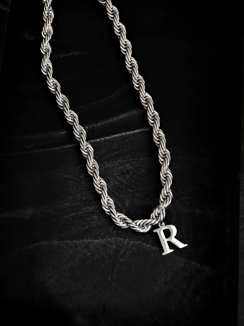 Rope Letter Chain Gold