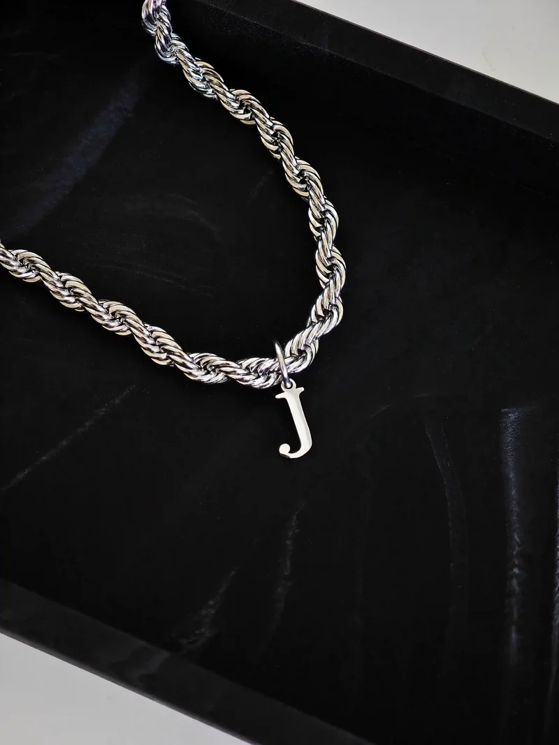 Rope Letter Chain Gold