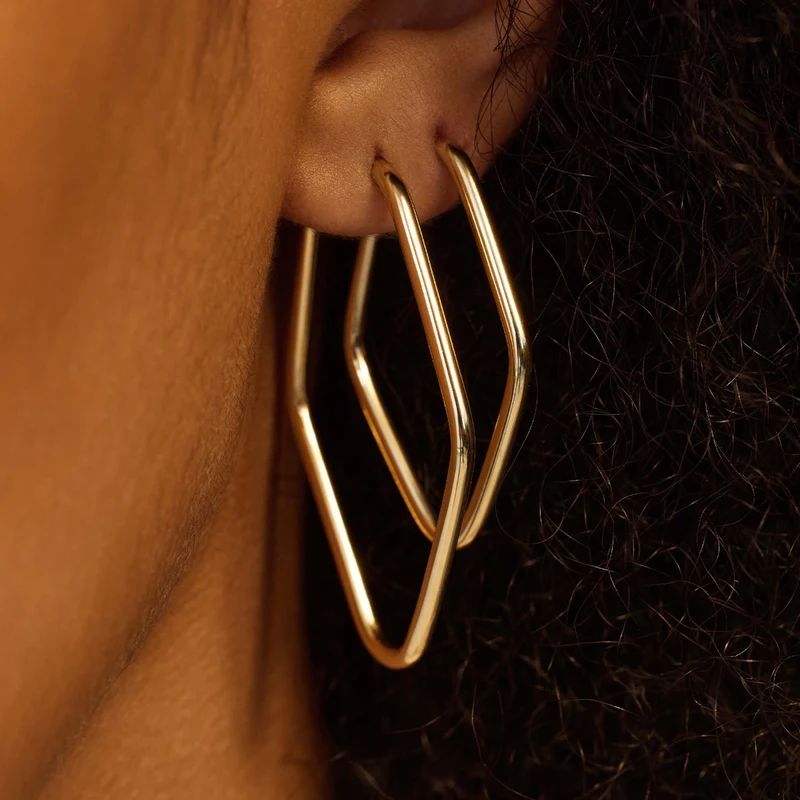 Beloro Jewels La Rinascente damen Creolen 375 Gold BO360055