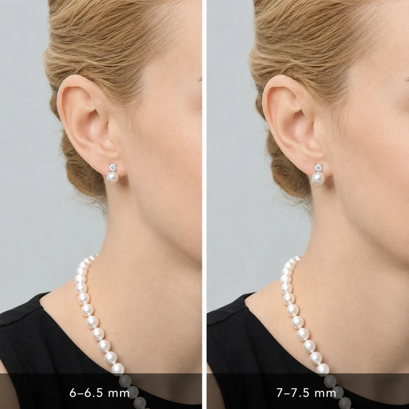 The Noble | Akoya-Perlenohrstecker