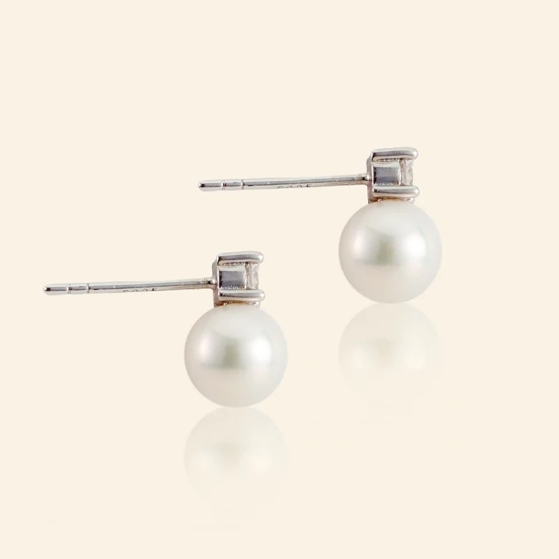 The Noble | Akoya-Perlenohrstecker