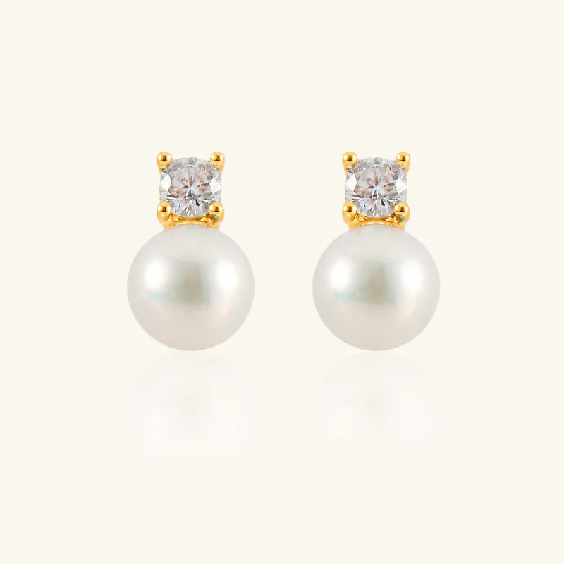The Noble | Akoya-Perlenohrstecker