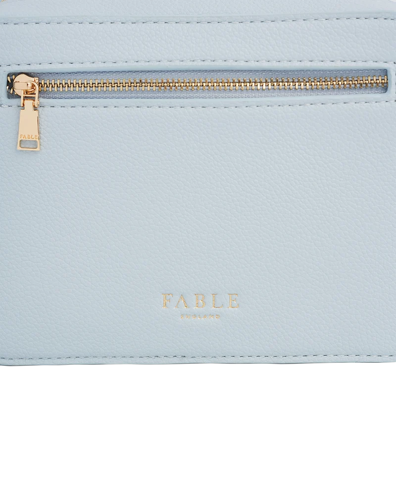 Charlotte Strawberry & Fawn Blue Embroidered Camera Bag