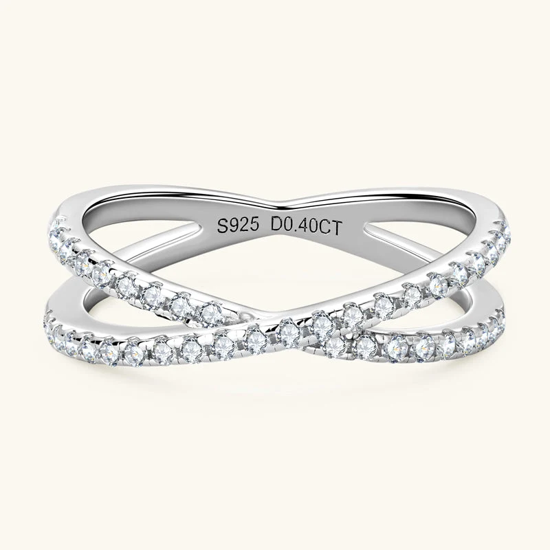 Deep Love Premium Moissanit Pavé Ehering