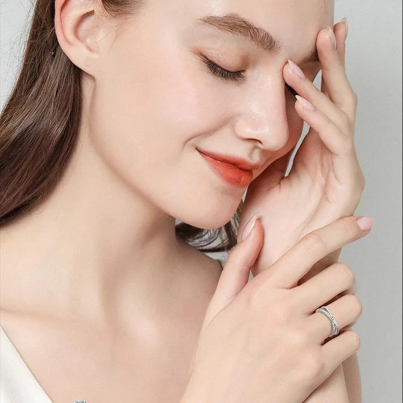 Deep Love Premium Moissanit Pavé Ehering