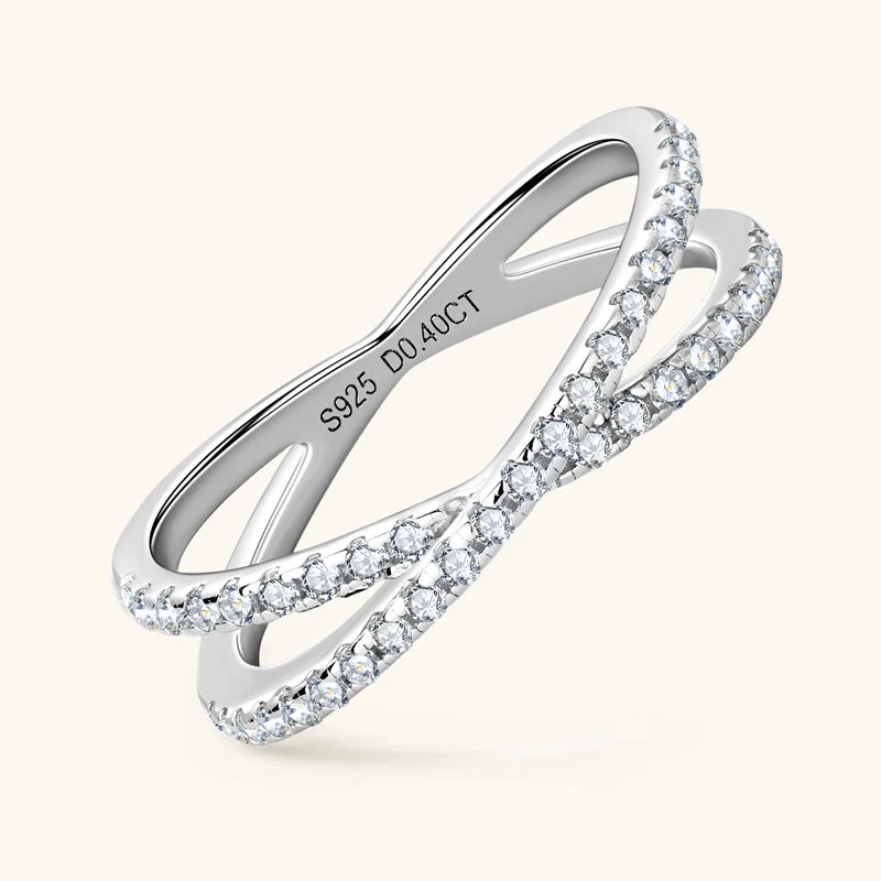 Deep Love Premium Moissanit Pavé Ehering