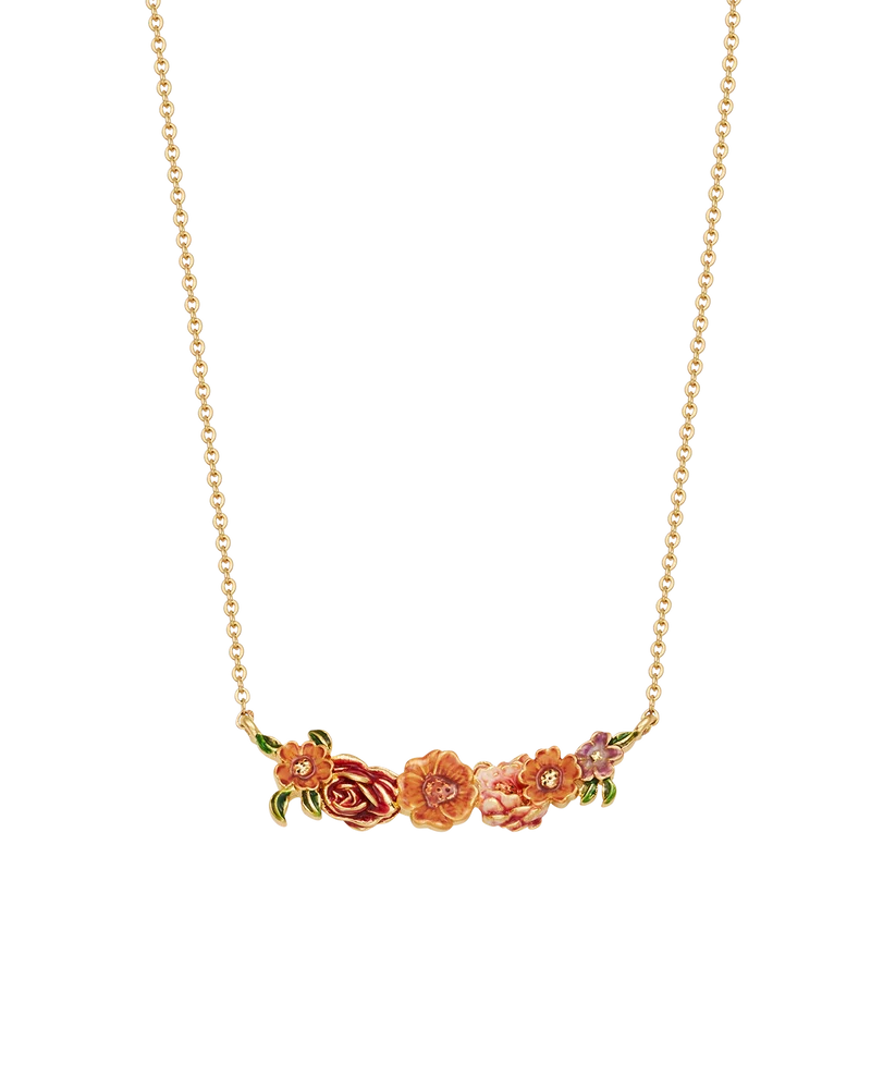 Eve Floral Choker Necklace in Gold