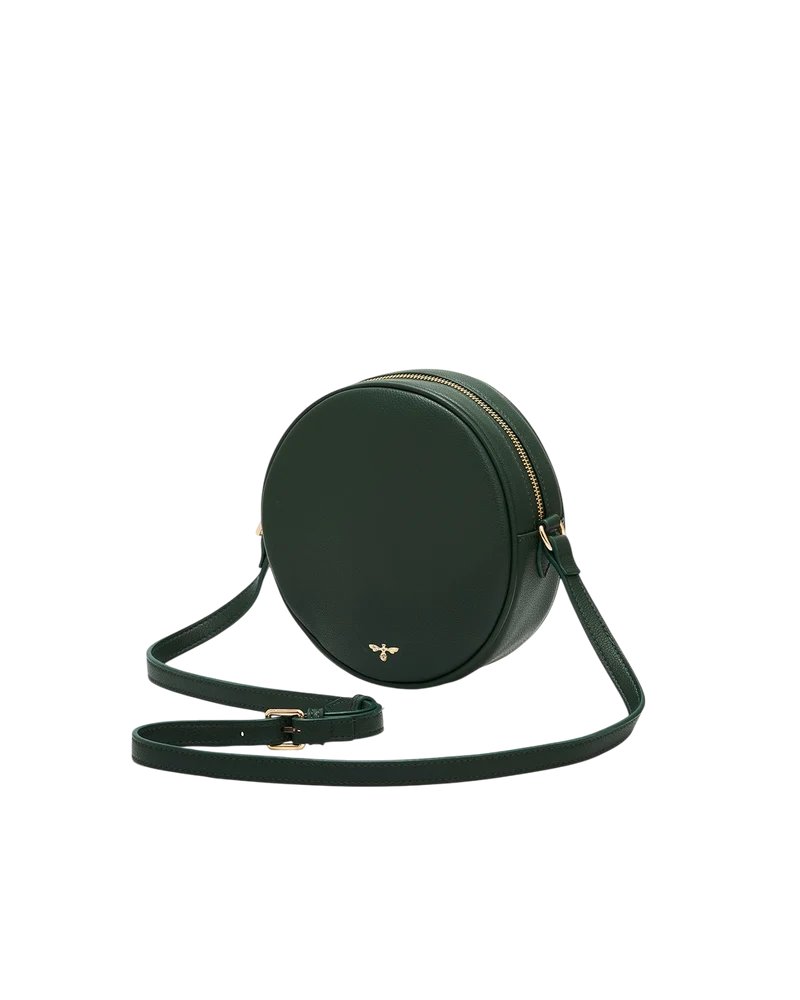 Chloe Circle Bag in Forest Green