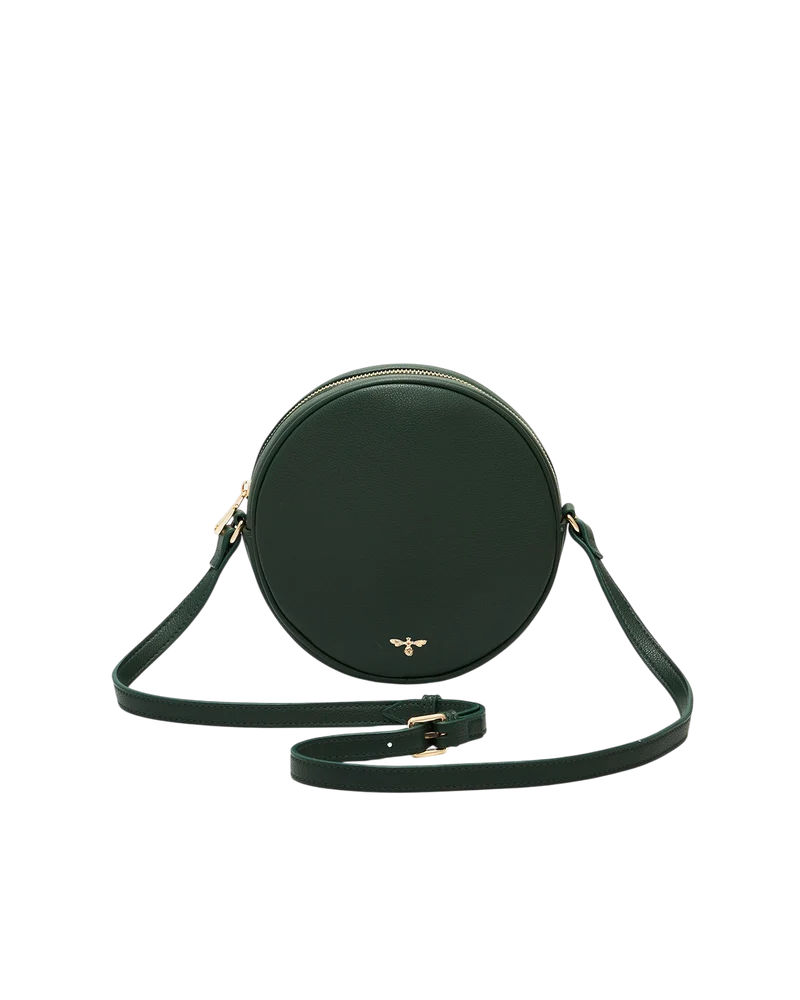 Chloe Circle Bag in Forest Green